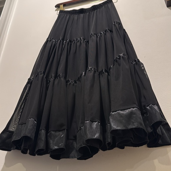 CISMARK Long Modern Flamenco Waltz Standard Ballroom Dance Fancy Training Skirt - Picture 9 of 10